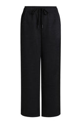 Homey Wool And Acetate Wide Leg Pants - Grey